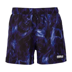 VETEMENTS Skulls Logo Tech Swim Shorts