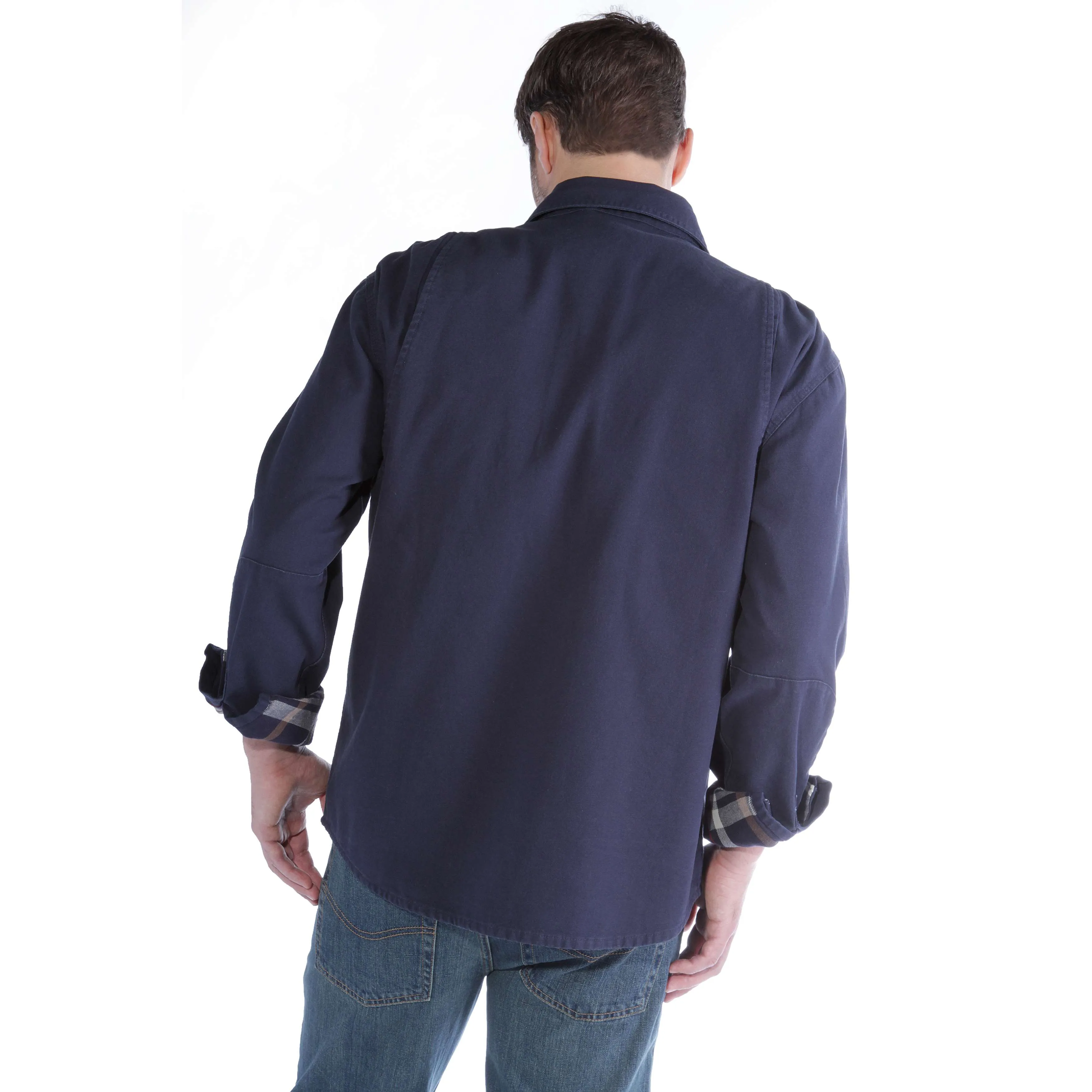 Weathered Canvas Shirt Jacket