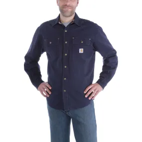 Weathered Canvas Shirt Jacket