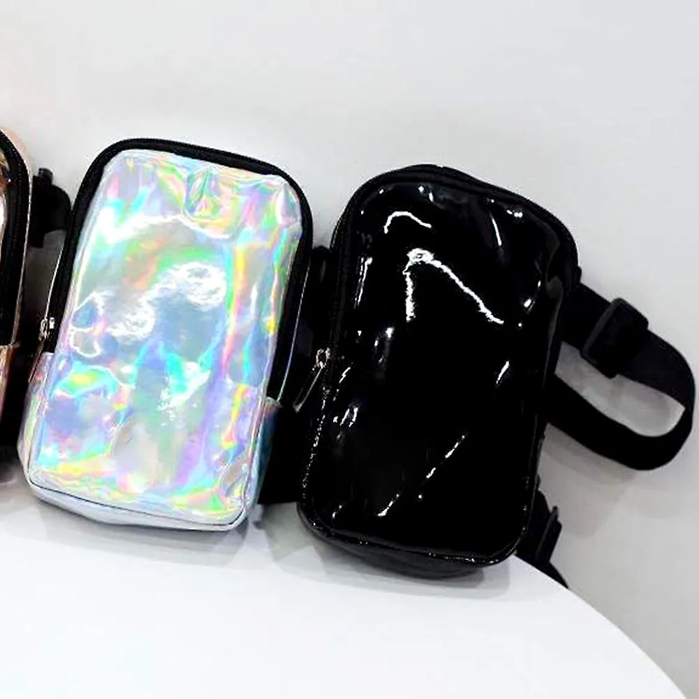 Women's Holographic Thigh Bag, Leg Harness, Carnival Leg Bag with Adjustables Strap