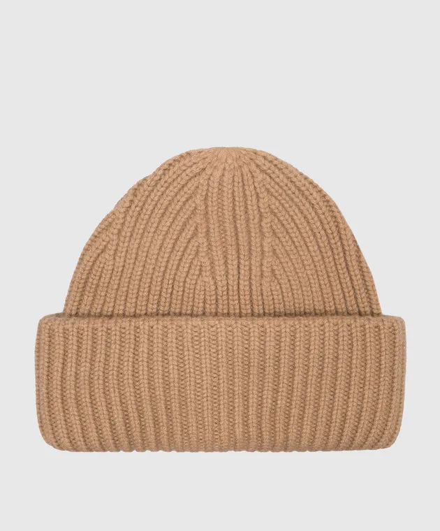 Yves Salomon Brown cashmere hat