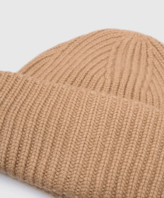 Yves Salomon Brown cashmere hat