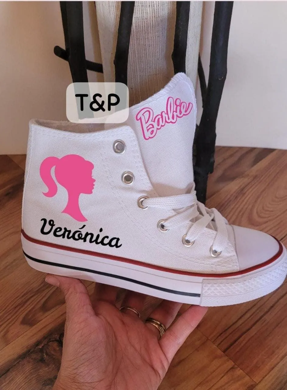 Zapatillas personalizadas Barbie