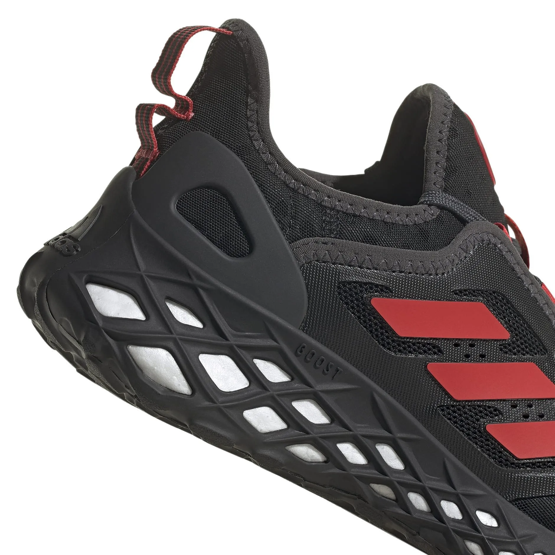 zapatos adidas Performance Web Boost - Core Black/Red/Carbon - men´s