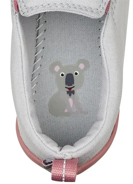 zapatos Affenzahn Sneaker Canvas Ready Koala - Grey - kid´s