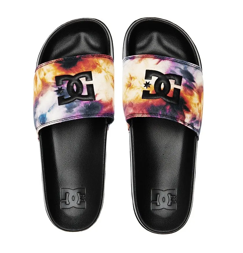 zapatos DC DC Slide - BK6/Black Multi - men´s