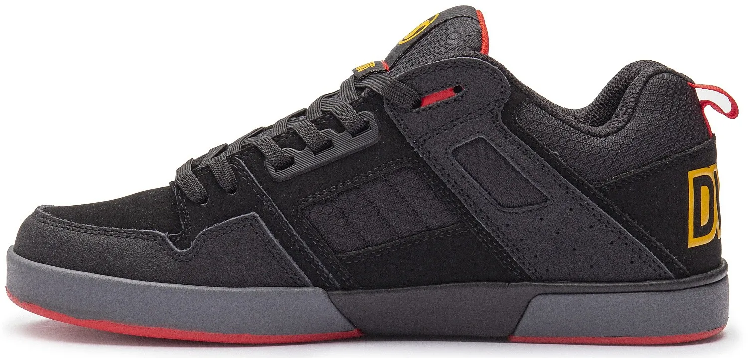 zapatos DVS Comanche 2.0+ - Black/Yellow/Fiery/Nubuck - men´s