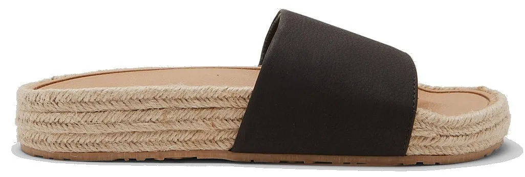 zapatos Roxy Slippy Espadrille - BLK/Black - women´s