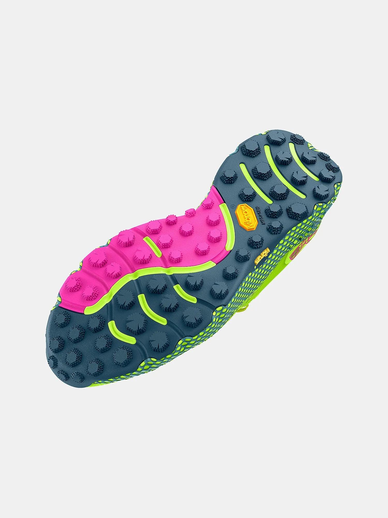 zapatos Under Armour Hovr DS Ridge Trail - Lime Surge/Rebel Pink