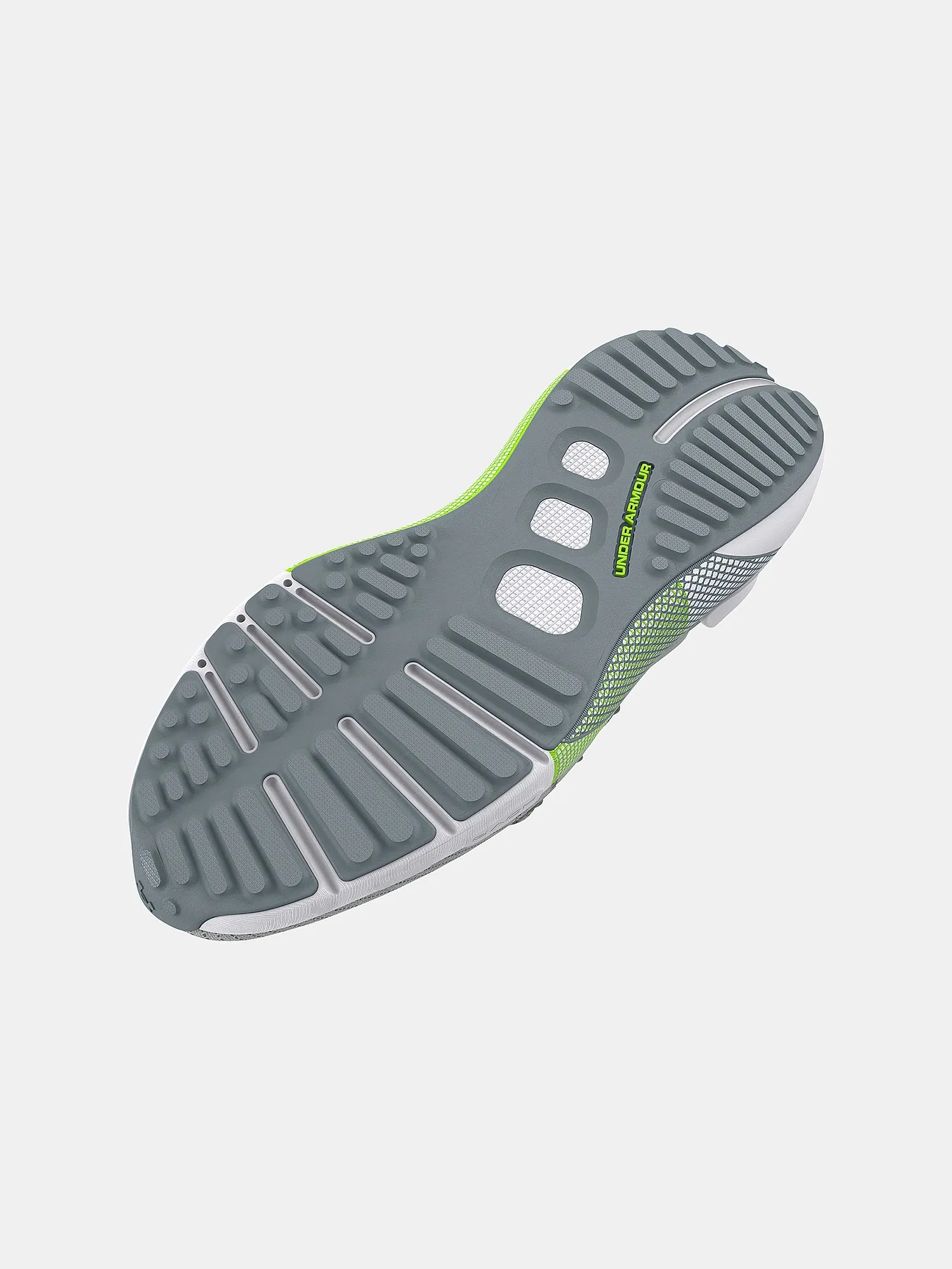 zapatos Under Armour Hovr Phantom 3 - Gray Mist/Lime Surge - men´s