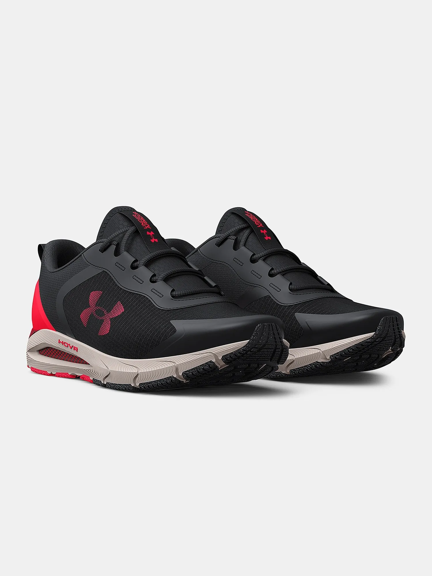 zapatos Under Armour Hovr Sonic SE - Black/Radio Red - men´s