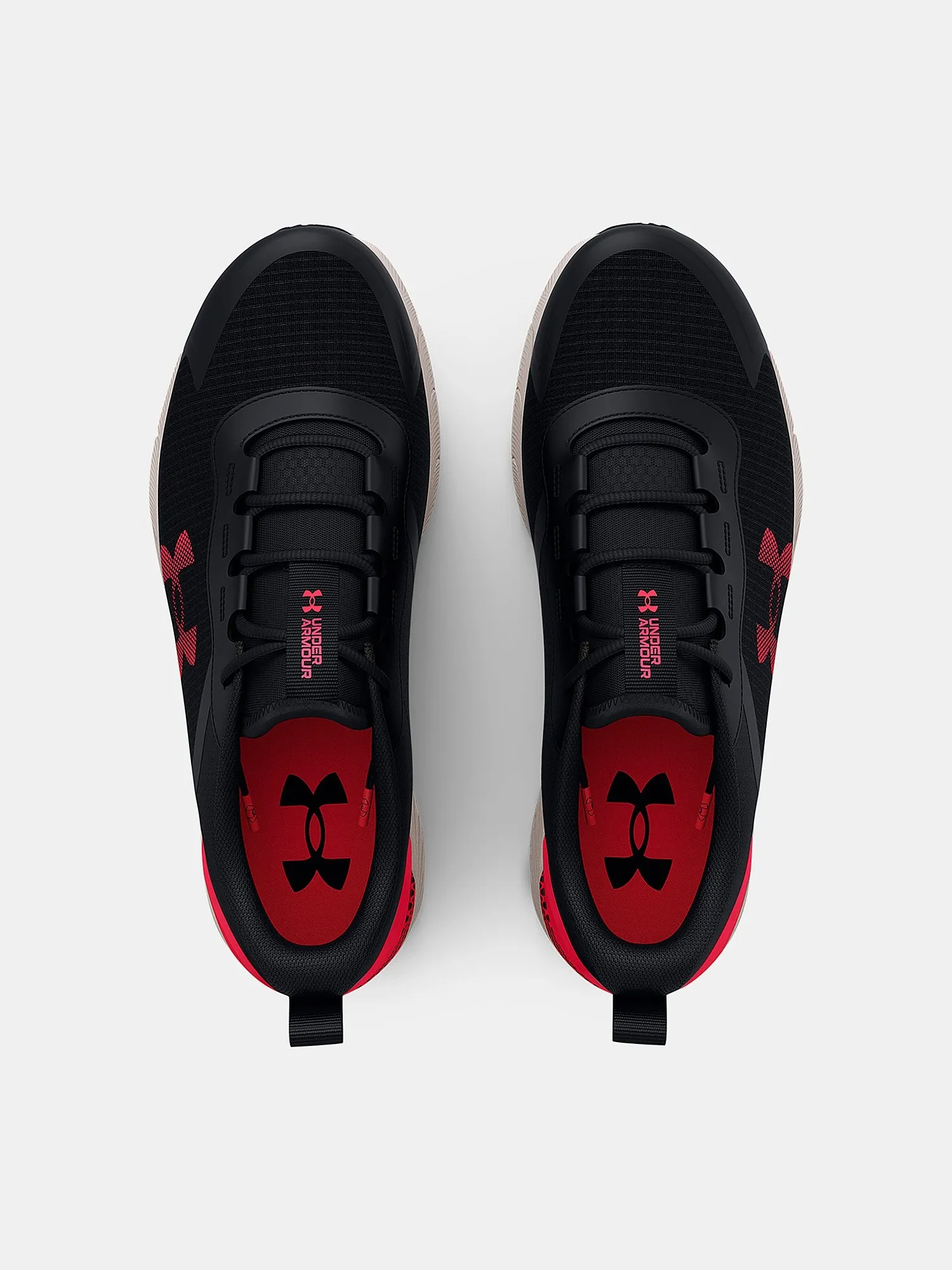 zapatos Under Armour Hovr Sonic SE - Black/Radio Red - men´s