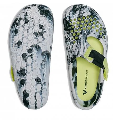 zapatos Vivobarefoot Ultra Preschool K - Bloom/Obsidian White - kid´s